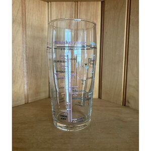 Vintage Arcoroc France Cocktail Recipe Glass Barware